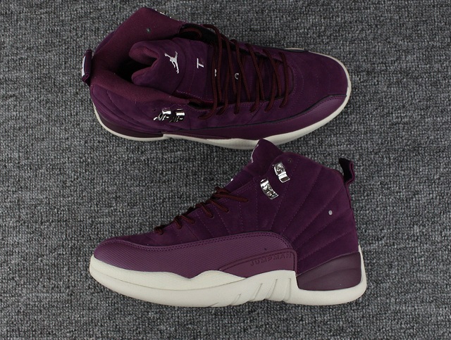 Women Jordan Shoes 12 Grade AAA Bordeaux